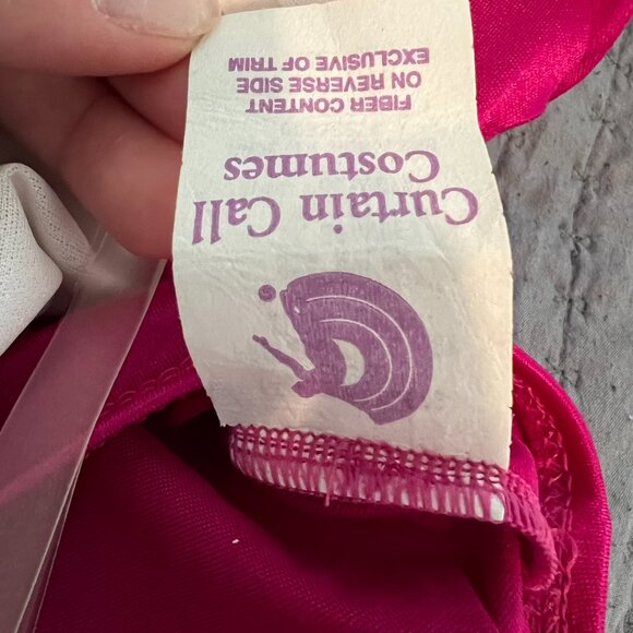 Curtain Call Child Large Style #E7527 Fuschia and White Dance Costume - Picture 8 of 9